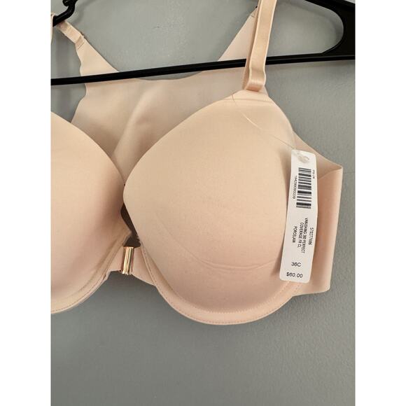 NWT Soma Vanishing 360 Perfect Coverage Bra Front Clasp Porcelain Size 36C - Picture 4 of 6